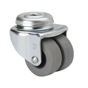 Rueda goma giratoria Alex diametro 40 mm. modelo 1-0021