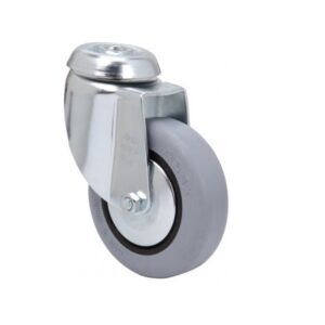 Rueda goma giratoria Alex diametro 80 mm. modelo 1-0179