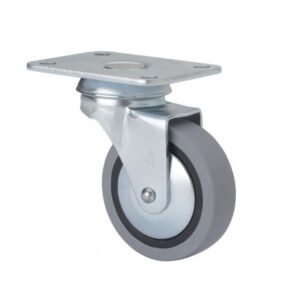 Rueda goma giratoria Alex diametro 40 mm. modelo 1-0216