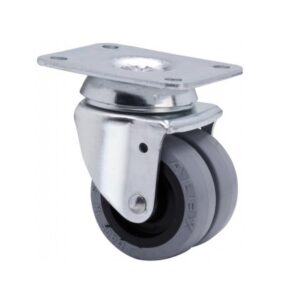 Rueda goma giratoria Alex diametro 50 mm. modelo 1-0395
