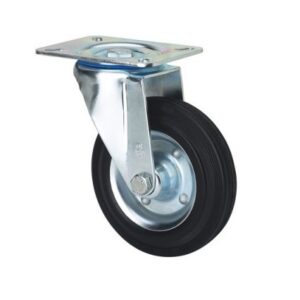 Rueda goma giratoria  Alex diametro 200 mm. modelo 2-0233