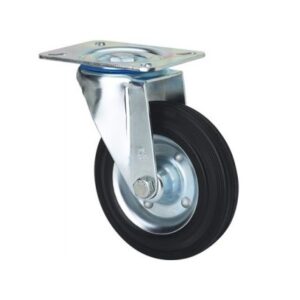 Rueda goma giratoria  Alex diametro 125 mm. modelo 2-0227