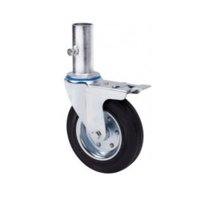 Rueda goma giratoria con freno Alex diametro 200 mm. modelo 2-0905 - Imagen 1