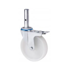 Rueda nylon-poliamida giratoria con freno Alex diametro 200 mm. modelo 2-0915 - Imagen 1