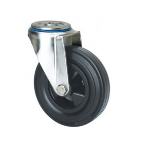 Rueda goma giratoria  Alex diametro 160 mm. modelo 2-1346