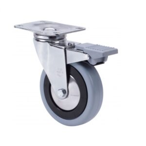 Rueda goma giratoria con freno Alex diametro 150 mm. modelo 2-1233 - Imagen 1