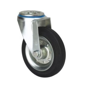 Rueda goma giratoria  Alex diametro 125 mm. modelo 2-1391