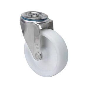 Rueda poliamix giratoria con freno Alex diametro 100 mm. modelo 2-1838