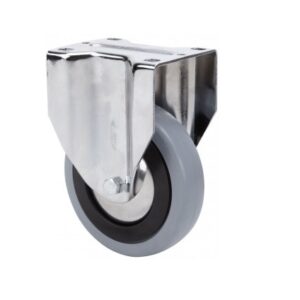 Rueda goma fija  Alex diametro 125 mm. modelo 2-1131