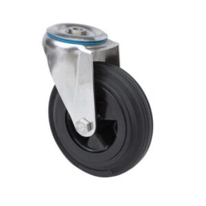 Rueda goma giratoria  Alex diametro 200 mm. modelo 2-1408