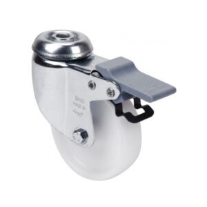 Rueda polipropileno-plastico giratoria con freno Alex diametro 60 mm. modelo 2-4479