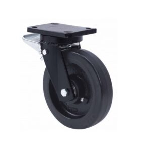 Rueda goma giratoria con freno Alex diametro 250 mm. modelo 2-1961