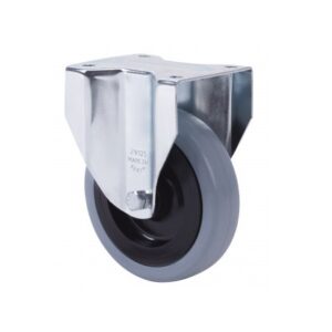 Rueda goma fija  Alex diametro 125 mm. modelo 2-2395