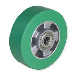 Rueda poliuretano elastico Gayner diametro 160 mm. 160 AEB5 codigo 16-40/45