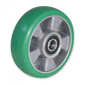 Rueda poliuretano elastico Gayner diametro 160 mm. 160 AEBB5 codigo 16-40/44 - Imagen 1