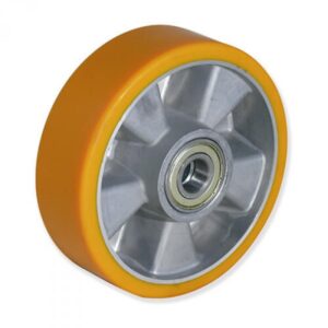 Rueda poliuretano Gayner diametro 125 mm. 125 APB5 codigo 16-40/2 - Imagen 1