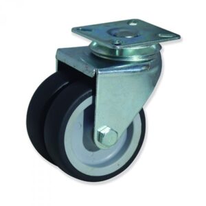 Rueda giratoria caucho Gayner diametro 75 mm. BDPG2 075 PCL2 codigo 29-234