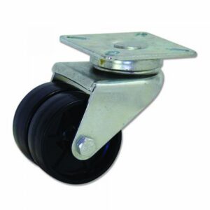 Rueda giratoria plastico Gayner diametro 75 mm. BDPG2 075 PLL2 codigo 29-230