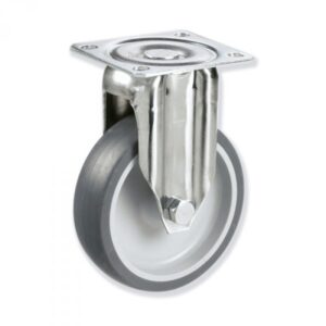 Rueda fija caucho Gayner diametro 63 mm. BIPF3 060 PCL3 codigo 33-95/06