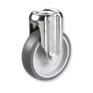 Rueda fija caucho Gayner diametro 100 mm. BITF3 100 PCL3 codigo 33-85/26