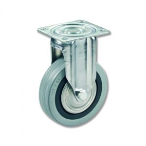 Rueda fija goma Gayner diametro 125 mm. BPF3 125 PGB3 codigo 33-83/5