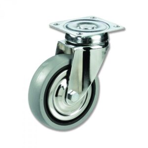 Rueda giratoria caucho Gayner diametro 125 mm. BPG3 125 PCL3 codigo 33-82/2