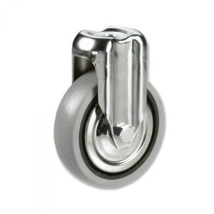 Rueda fija caucho Gayner diametro 100 mm. BTF3 100 PCL3 codigo 33-71/0