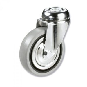 Rueda giratoria caucho Gayner diametro 60 mm. BTG3 060 PCL3 codigo 33-66/6