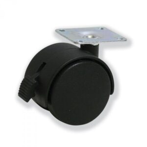 Rueda mobiliario pletina Gayner diametro 50 mm. DPG1 050-FS codigo 20-43-FS