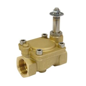 Electrovalvula laton 2/2 N.A. con rosca 1-1/2"