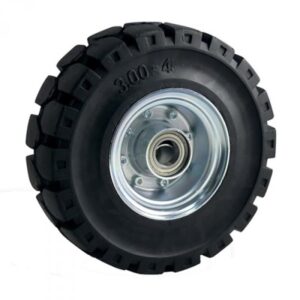 Rueda chapa-goma superelastica Gayner diametro 406 mm. 406 ESB7 codigo 10-80/6