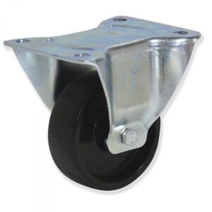 Rueda giratoria con freno poliuretano Gayner diametro 80 mm. FIPG4 080 NPL5-FD codigo 34-902/04-FD