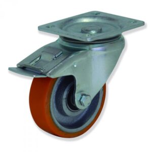 Rueda fija nylon Gayner diametro 80 mm. FIPF4 080 NYL5 codigo 34-903/02