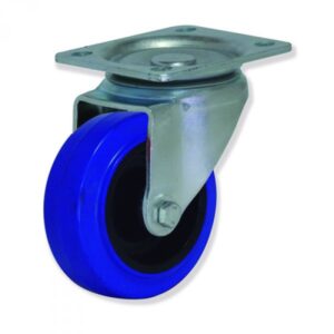 Rueda giratoria con freno caucho Gayner diametro 100 mm. MPG4 100 BNCR4-FD codigo 34-092/50-FD - Imagen 1