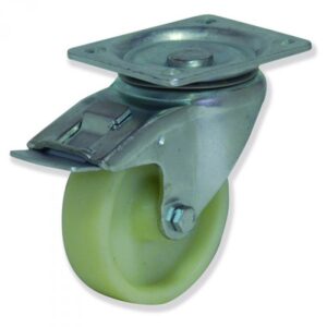 Rueda giratoria con freno nylon Gayner diametro 125 mm. FITG4 125 NYL5-FD codigo 34-900/18-FD - Imagen 1