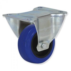 Rueda fija caucho Gayner diametro 100 mm. FPF4 100 NCR4 codigo 34-725