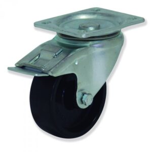 Rueda giratoria con freno termotex Gayner diametro 100 mm. FPG4 100 TXB4-FD codigo 34-728/2-FD