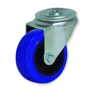 Rueda giratoria caucho Gayner diametro 80 mm. FTG4 080 NCR4 codigo 34-610/4