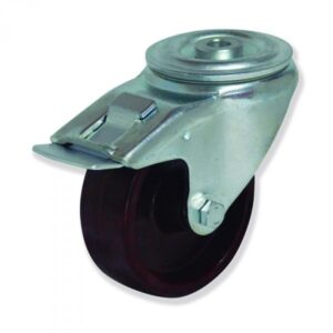 Rueda giratoria con freno termofort Gayner diametro 100 mm. FTG4 100 TTT4-FD codigo 34-628/3-FD
