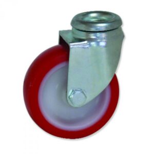 Rueda giratoria poliuretano Gayner diametro 80 mm. GTG1 080 NPL1 codigo 25-080
