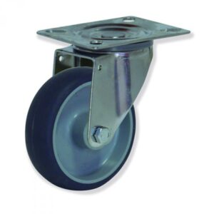 Rueda giratoria caucho Gayner diametro 125 mm. MIPG4 125 PCL4 codigo 34-102/41 - Imagen 1