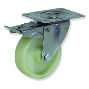 Rueda giratoria con freno termonyl Gayner diametro 200 mm. MIPG4 200 TLL5-FD codigo 34-102/80-FD