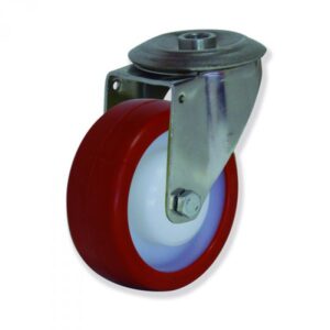 Rueda fija caucho Gayner diametro 125 mm. MIPF4 125 NCR4 codigo 34-103/46