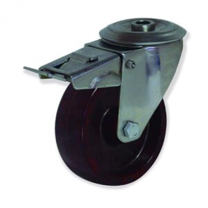 Rueda fija nylon Gayner diametro 100 mm. MIPF4 100 NYL4 codigo 34-103/30