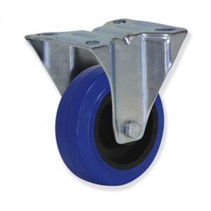 Rueda fija caucho Gayner diametro 100 mm. MPF4 100 NCR4 codigo 34-093/4