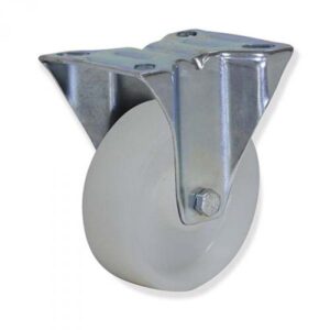 Rueda fija nylon Gayner diametro 125 mm. MPF4 125 NYB4 codigo 34-095/902