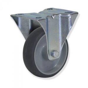 Rueda fija caucho Gayner diametro 200 mm. MPF4 200 PCR4 codigo 34-099/06