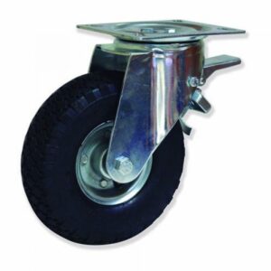 Rueda giratoria con freno espuma poliuretano Gayner diametro 260 mm. MPG4 260 EPIB3-FD codigo 34-098/824-FD