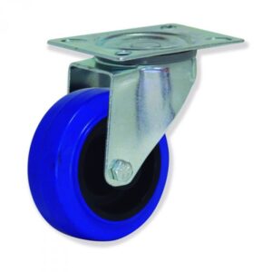 Rueda giratoria caucho Gayner diametro 100 mm. MPG4 100 NCR4 codigo 34-092/4