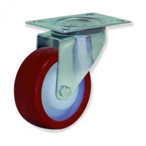 Rueda giratoria poliuretano Gayner diametro 100 mm. MPG4 100 NPL4 codigo 34-092/52